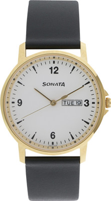 

Sonata 77083YL01 Gents Essentials Watch - For Men