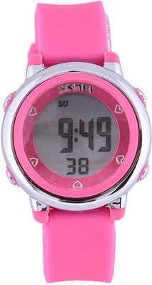 

Skmei 1100 Kids with Lights- Stop watch- Alarm Watch - For Boys & Girls