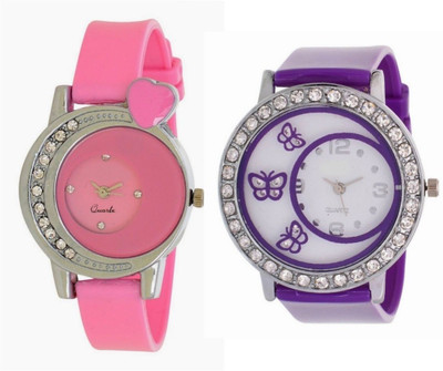 

OCTUS New Combo Of 2 Ladies Designer Analog Watch Watch - For Women