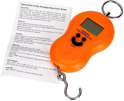 

WDS Street Portable Electronic Scale Digital Lcd Screen For Travel Luggage Home Weighing Scale (Multicolor) Weighing Scale(Orange)