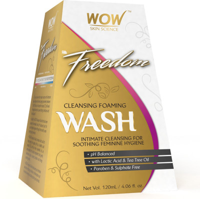 

WOW SKIN SCIENCE Freedom Cleansing Foam Wash Intimate Wash(120 ml, Pack of 1)