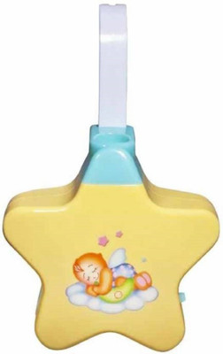 

StyloHub Little Angels Baby Sleep Projector with star light show and Music (Multicolor) Rattle(Yellow)