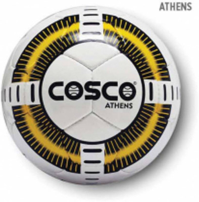 Cosco Athens Football - Size: (Pack of 1, White, Yellow