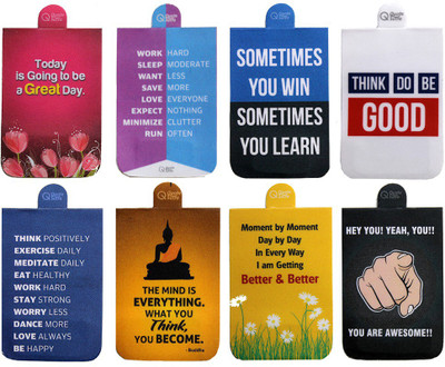 

QuoteSutra Inspiration Gift Combo | Best Gift for Book lovers, Dreamers and Doers Set Of 6 Magnetic Bookmarks Bookmark(Quote, Multicolor)