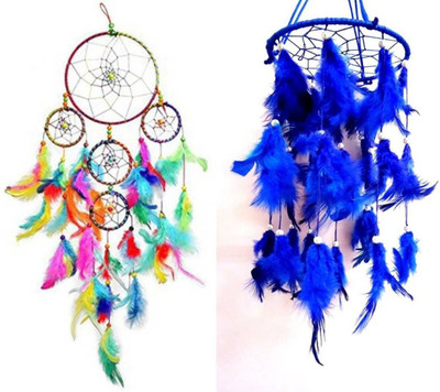 

THEGLOBALMART Dream Catcher COMBO (Multicolor)(Set of 2)