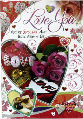 

Homeshopeez Love & Greeting For Someone Special Greeting Card(Multicolor, Pack of 1)