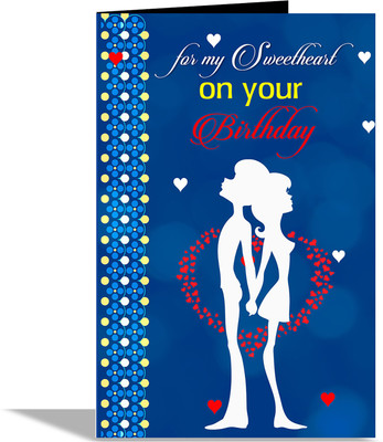 

alwaysgift For My Sweetheart Birthday Greeting Card Greeting Card(Multicolor, Pack of 1)