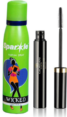 

Oriflame Sweden Giordani Gold Iconic All-in-One Mascara 8ml (32576) With one sparkle perfume spray 150 ml(Set of 2)