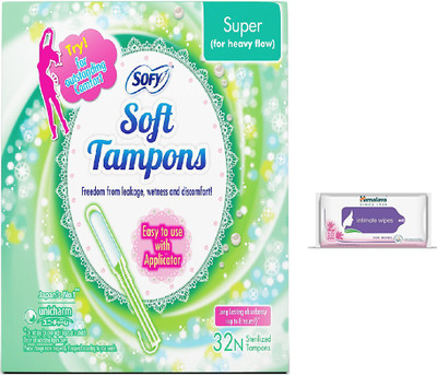 

Sofy tampon, intimate wipes(Set of 2)