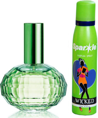 

Oriflame Sweden Memories flirting under fireworks Eau de Toilette 30ml (32672) With one sparkle perfume spray 150 ml(Set of 2)