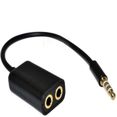 techdeal 3.5MM Headphone Splitter(Black)