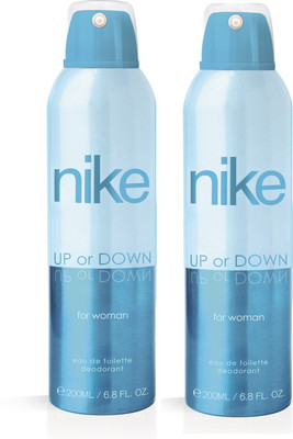 

Nike Up Or Down Deodorant Spray - For Women(400 ml, Pack of 2)