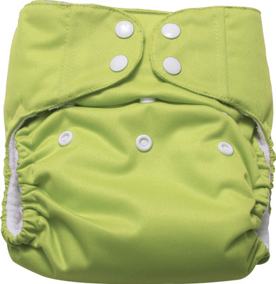 

Apple Blossoms PUL Fabric Linght Green One Size ALL-IN-ONE Style Diapers - New Born