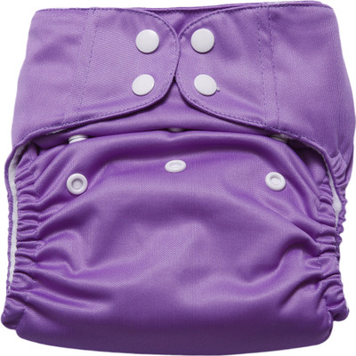 

Apple Blossoms PUL Fabric Purple One Size ALL-IN-ONE Style Diapers - New Born