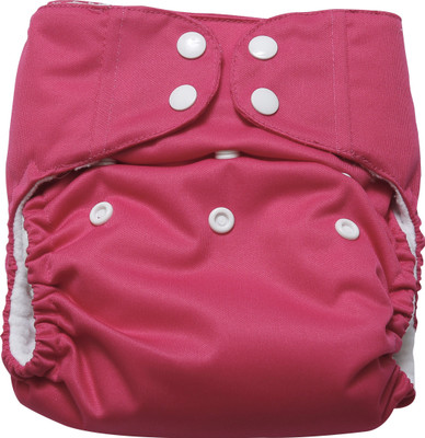 Apple Blossoms PUL Fabric Pink One Size-Pocket Style Diapers - New Born