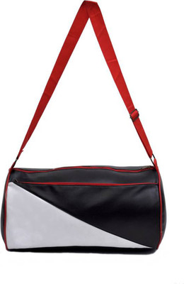 

JMO27Deals (Expandable) Football Style Duffel Sport Travel Gym Bag(Black)