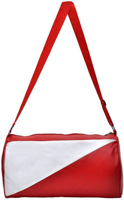 

JMO27Deals (Expandable) Football Style Duffel Sport Travel Gym Bag(Red)