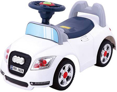 Baby Bucket Car Battery Operated Ride On(White)