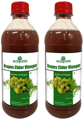 

Nutriherbs Grapes Cider Vinegar Nutrition Drink(2x473 ml, Grapes Flavored)