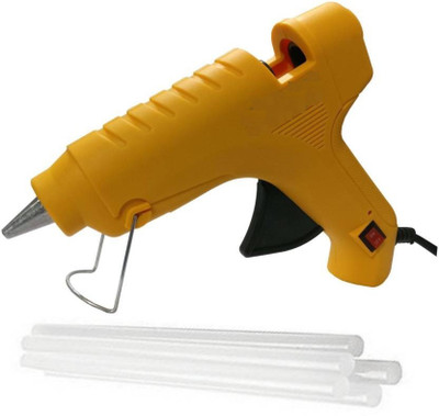 

Divye Electronics Solutions Yellow 40 Watt On Off Switch Indicator With 5 Sticks Standard Temperature Corded Glue Gun(11 mm)