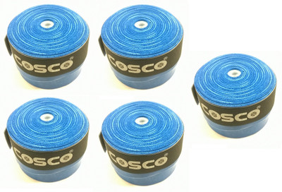 

Cosco 'Dura Soft' Smooth Tacky racket Grip (Pack of 5) (Color On Availability)- Smooth Tacky Grip(Multicolor, Pack of 5)