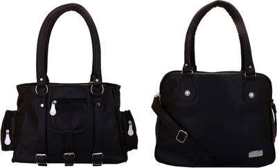 

Lady bar Shoulder Bag(Black)