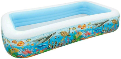 

YAMAMA Inflatable Family Swimming Pool 10*6Ft Inflatable Pool(Multicolor)