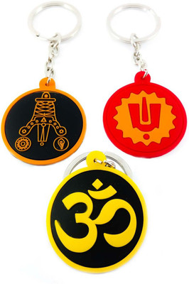 

ShopTop Non-Metallic God Balaji with Om Keychain Key Chain