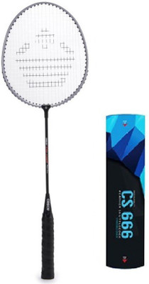

Cosco Combo of Two - One 'Cb 150 E' Badminton Racket (Full Cover) and one box of 'CS 666' Feather Shuttlecock (Color on availability)- Badminton Kit