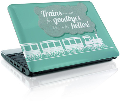 

Franklee Train quote vinyl Laptop Decal 15.6