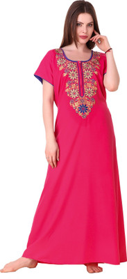 MILIT Women Nighty(Pink)
