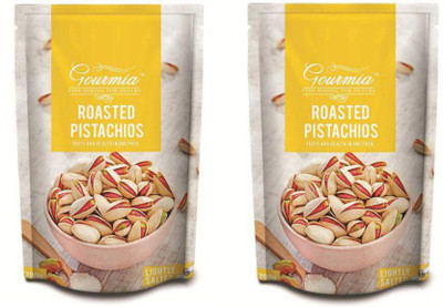 

Gourmia Roasted Lightly Salted Pistachios(400 g, Pouch)