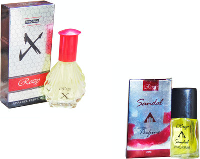 

Rozy Set of (2) Silver-X(30)-Sandel -50ml Eau de Parfum - 50 ml(For Men & Women)