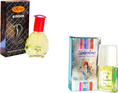

Rozy Set of (2) Cobra Black-Jasmine -50ml Eau de Parfum - 50 ml(For Men & Women)