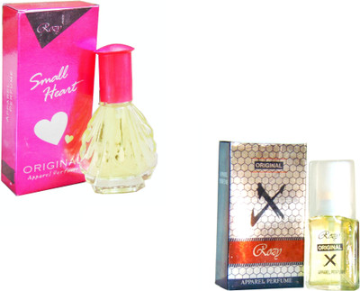 

Rozy Set of (2) Small Heart Pink-Silver-X -50ml Eau de Parfum - 50 ml(For Men & Women)