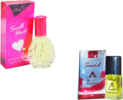 

Rozy Set of (2) Small Heart Pink-Sandel -50ml Eau de Parfum - 50 ml(For Men & Women)
