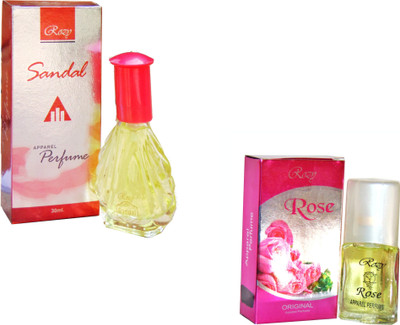 Rozy Set of (2) Sandel(30)-Rose -50ml Eau de Parfum - 50 ml(For Men & Women)