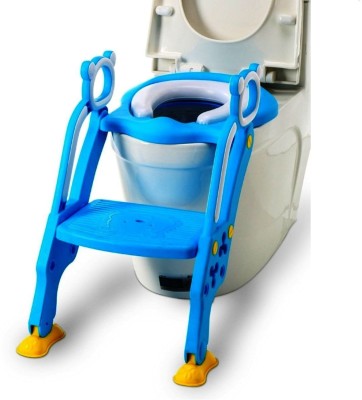 

GOCART Potty Training Seat Potty Chair | Sturdy Non-Slip Ladder, Portable Potty Potty Seat(Blue)