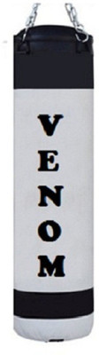 

Venom 2.5 Feet Long, PU Material,White and Black Color, Unfilled with Hanging Chain Hanging Bag(2.5, 30 kg)