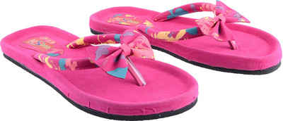 

AirSoon Women Pink Color Ethnic Bow Touch Printed Flats
