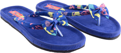 

AirSoon Women Blue Color Ethnic Bow Touch Printed Flats