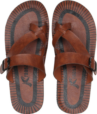 

Kraasa Men Tan Sandals