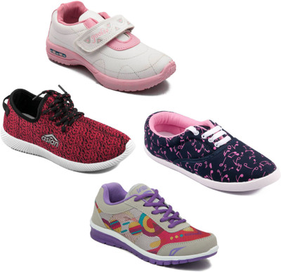 

Asian Women Casual & Running Shoes Combo Pack of 4 Casuals For Women(Multicolor