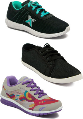 

Asian Women Casual & Running Shoes Combo Pack of 3 Casuals For Women(Multicolor