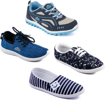 

Asian Women Casual & Running Shoes Combo Pack of 4 Casuals For Women(Multicolor