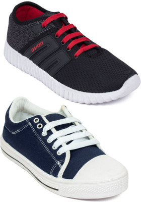 

Asian Men Casual & Running Shoes Combo Pack of 2 Canvas Shoes For Men(Multicolor