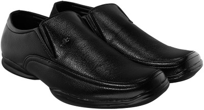 

Blinder Men's Black PU Lace-up Slip On For Men(Black
