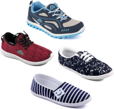 

Asian Women Casual & Running Shoes Combo Pack of 4 Casuals For Women(Multicolor