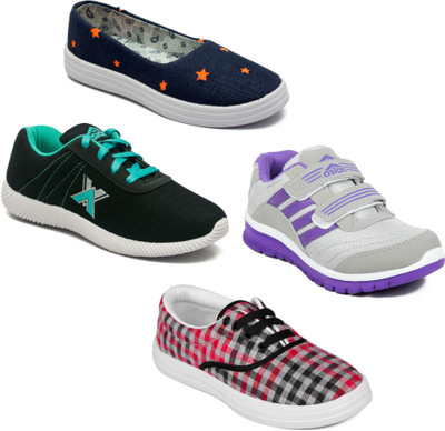 

Asian Women Casual & Running Shoes Combo Pack of 4 Casuals For Women(Multicolor