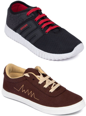 

Asian Men Casual & Running Shoes Combo Pack of 2 Running Shoes For Men(Multicolor
